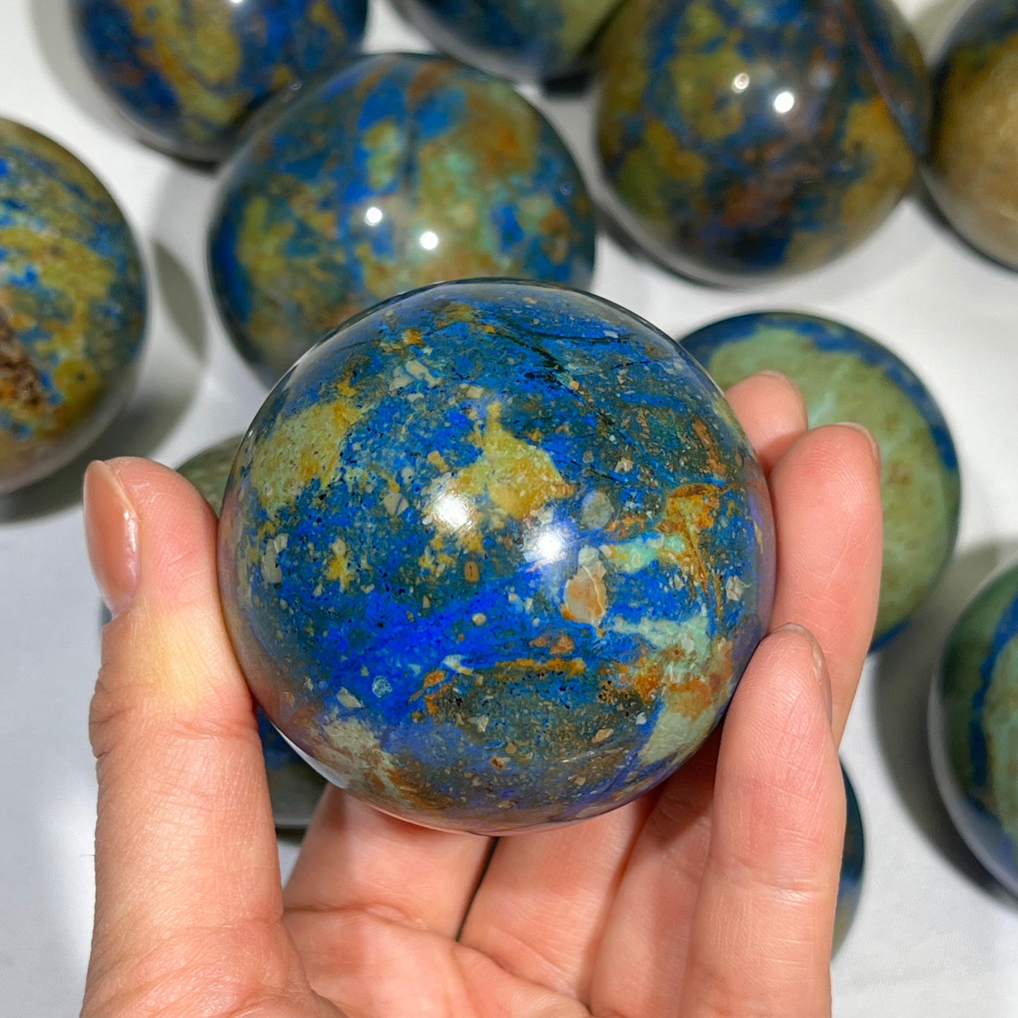 51-65mm Lapis lazuli Phoenix Stone Sphere Crystal Wholesale