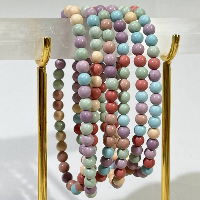 6.5mm Magnesite Bracelet Necklace Bead