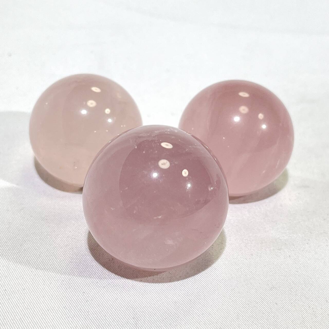 1.3-1.5' Lavender Rose Quartz Sphere