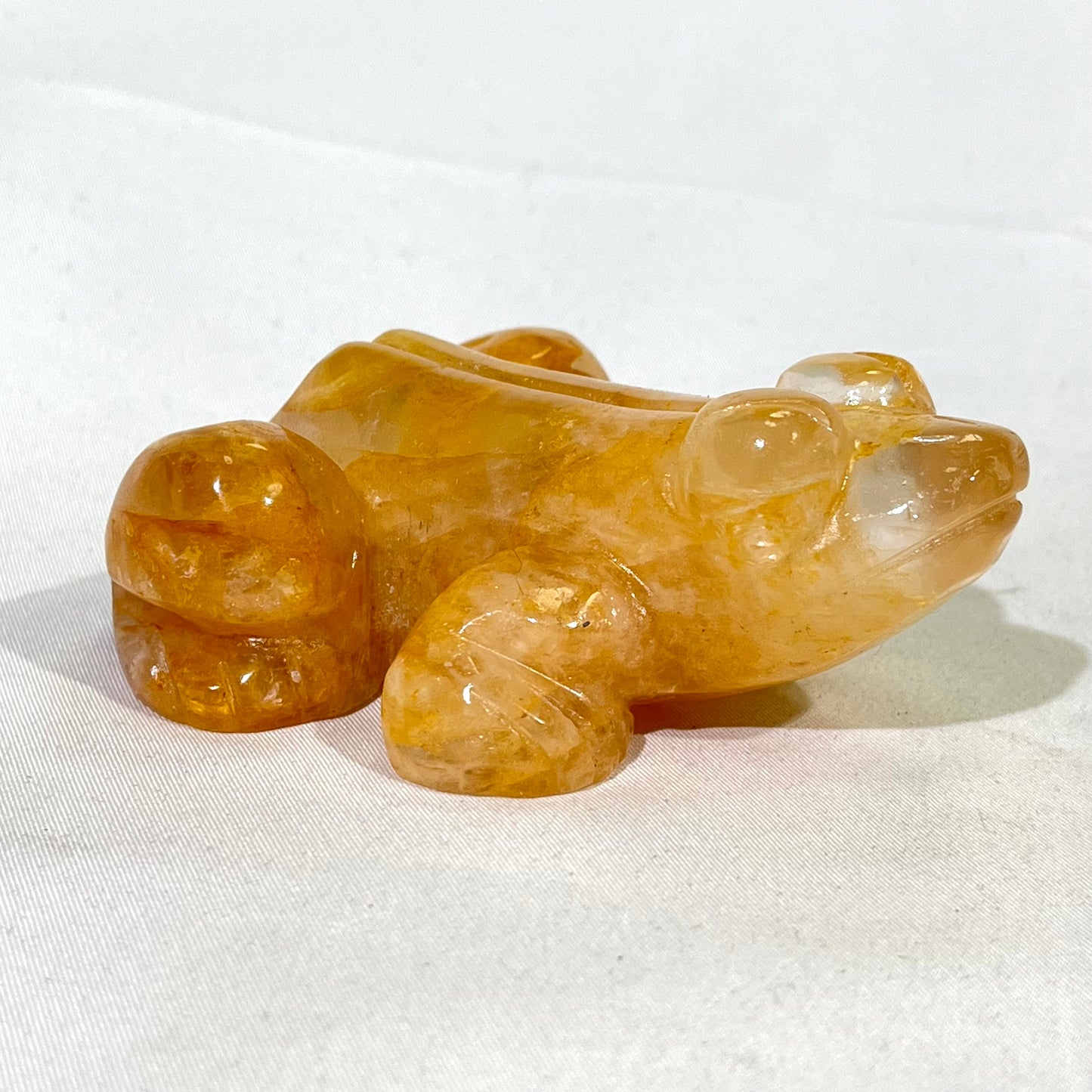Fire Quartz and Golden Healer Dog,Pig,Mermaid Tail,Flower,Frog Carving