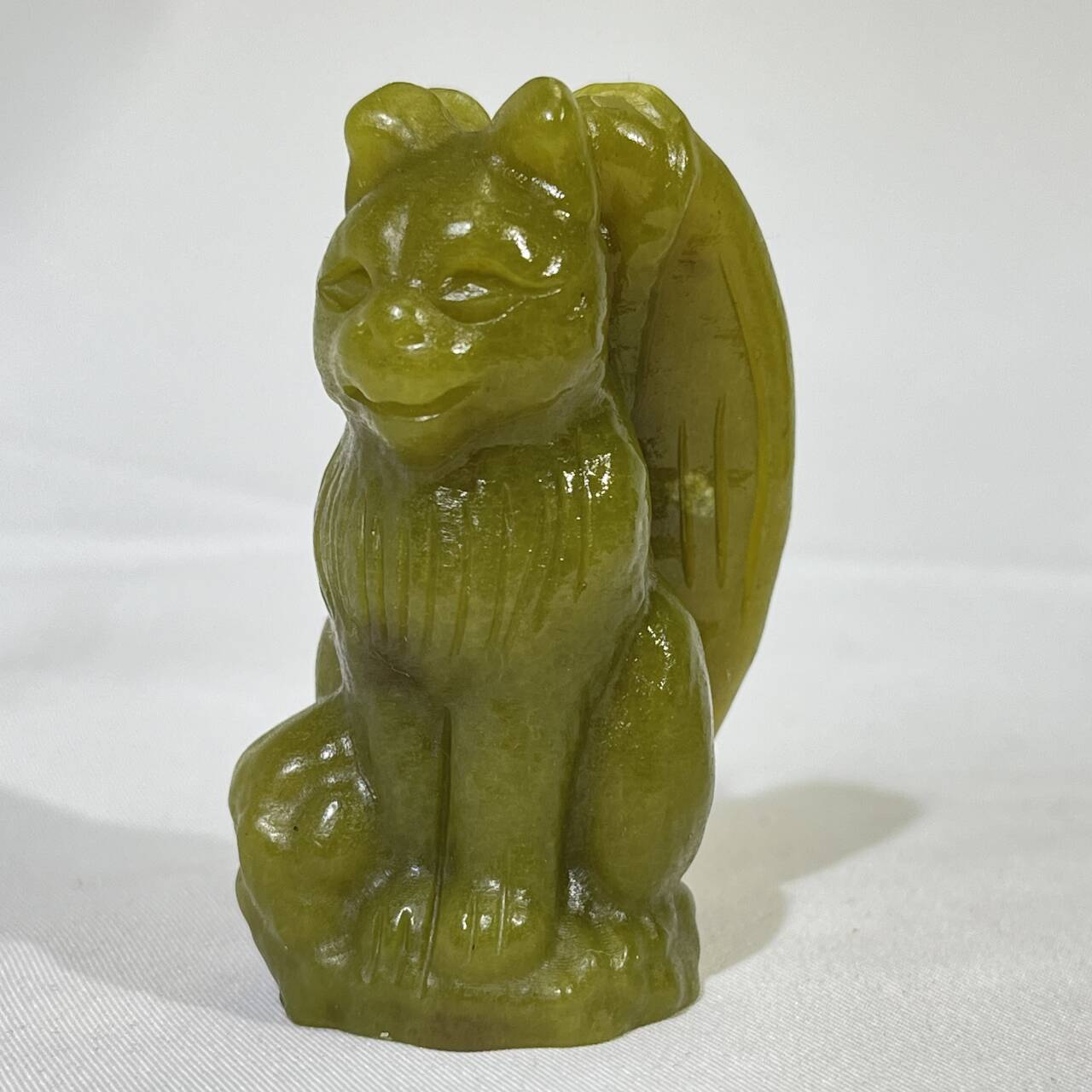 Differnet Material Angel Cat Carving