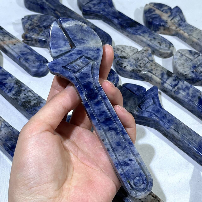 Sodalite Spanner Carving