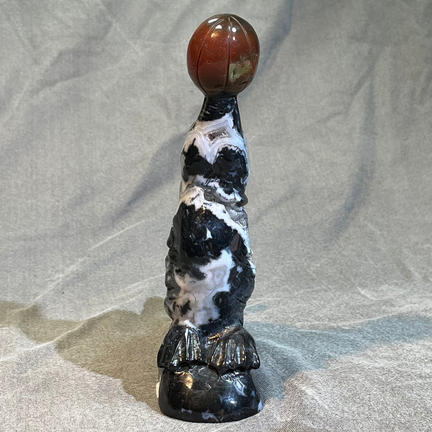 Ocean Jasper Seal Carving