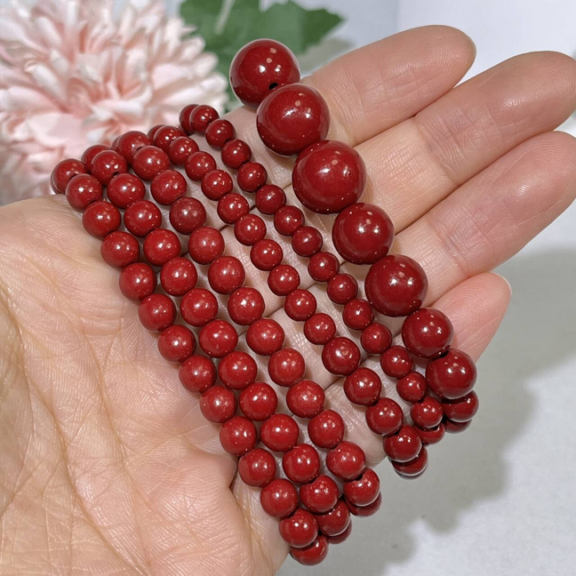 Cinnabar Necklace,Bracelet