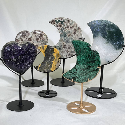 Differnet Style High Quality Moon and Heart with Stand