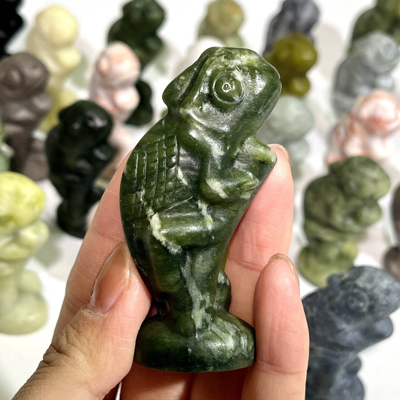 12 Types Lizard Carving,Crystal Wholesale