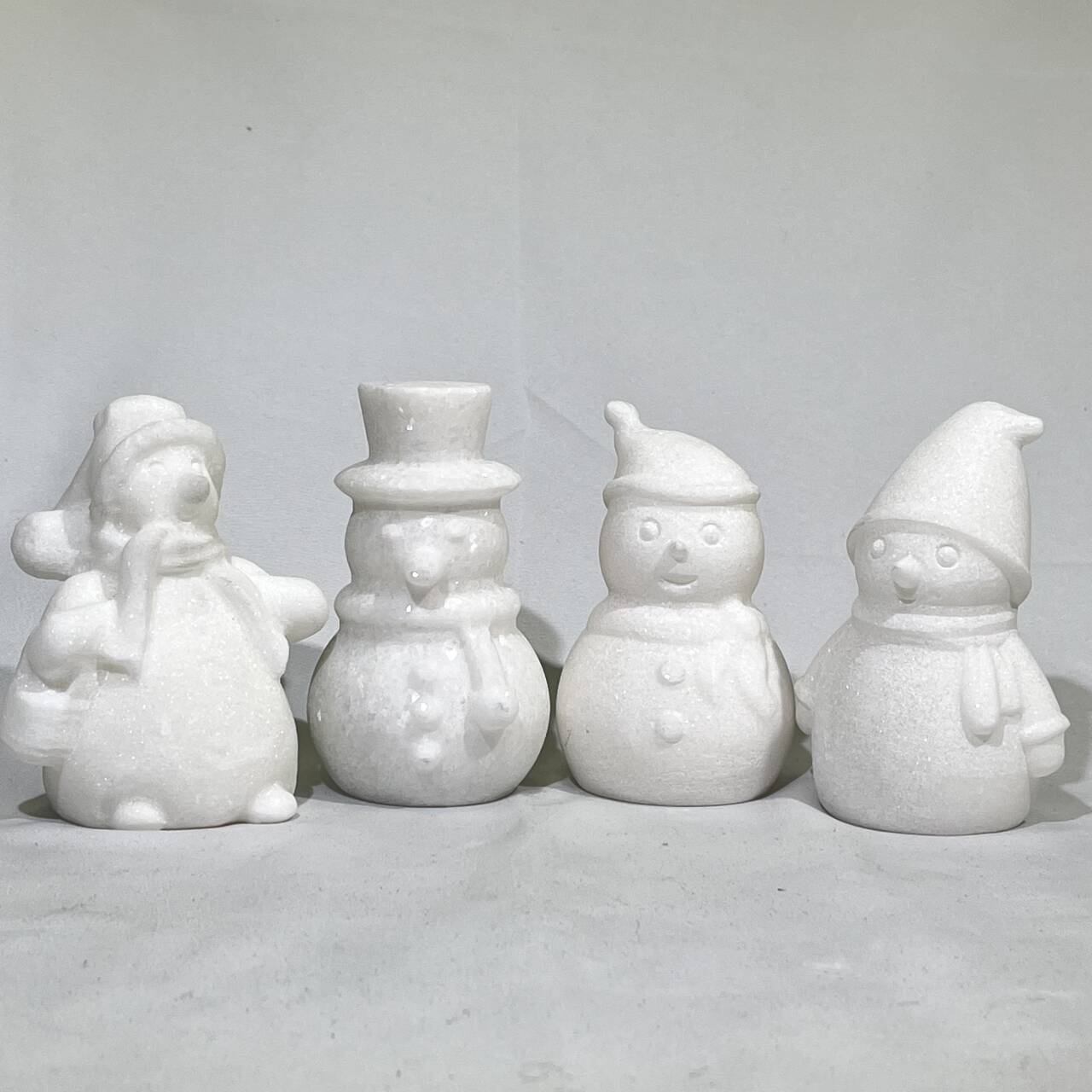 3-4‘ Han Bai Jade Snowman Carving
