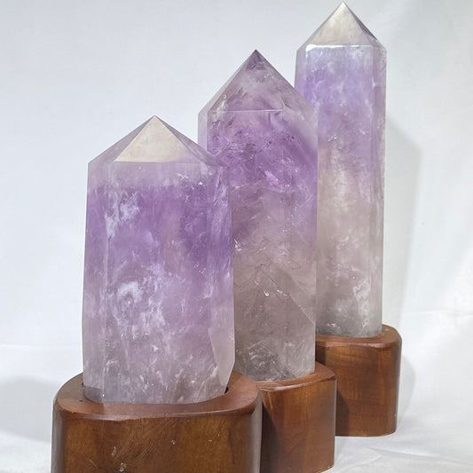 7-10' Amethyst Tower with Stand,Amethyst Point