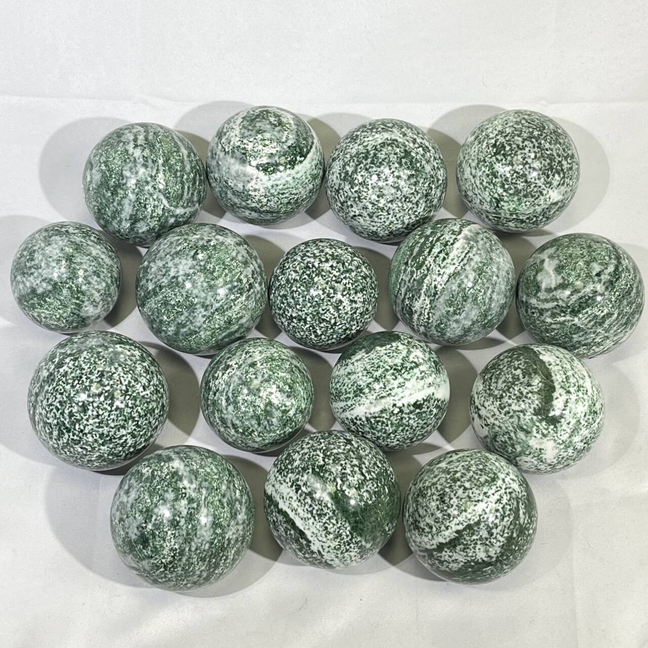 2.7-2.8' Qing Hai Jade Sphere