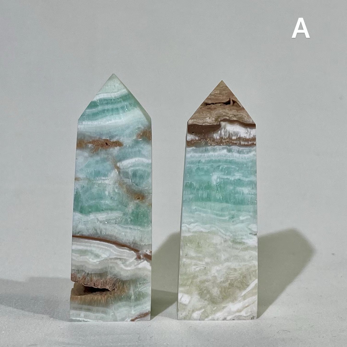Caribbean Calcite Points Wholesale Tower