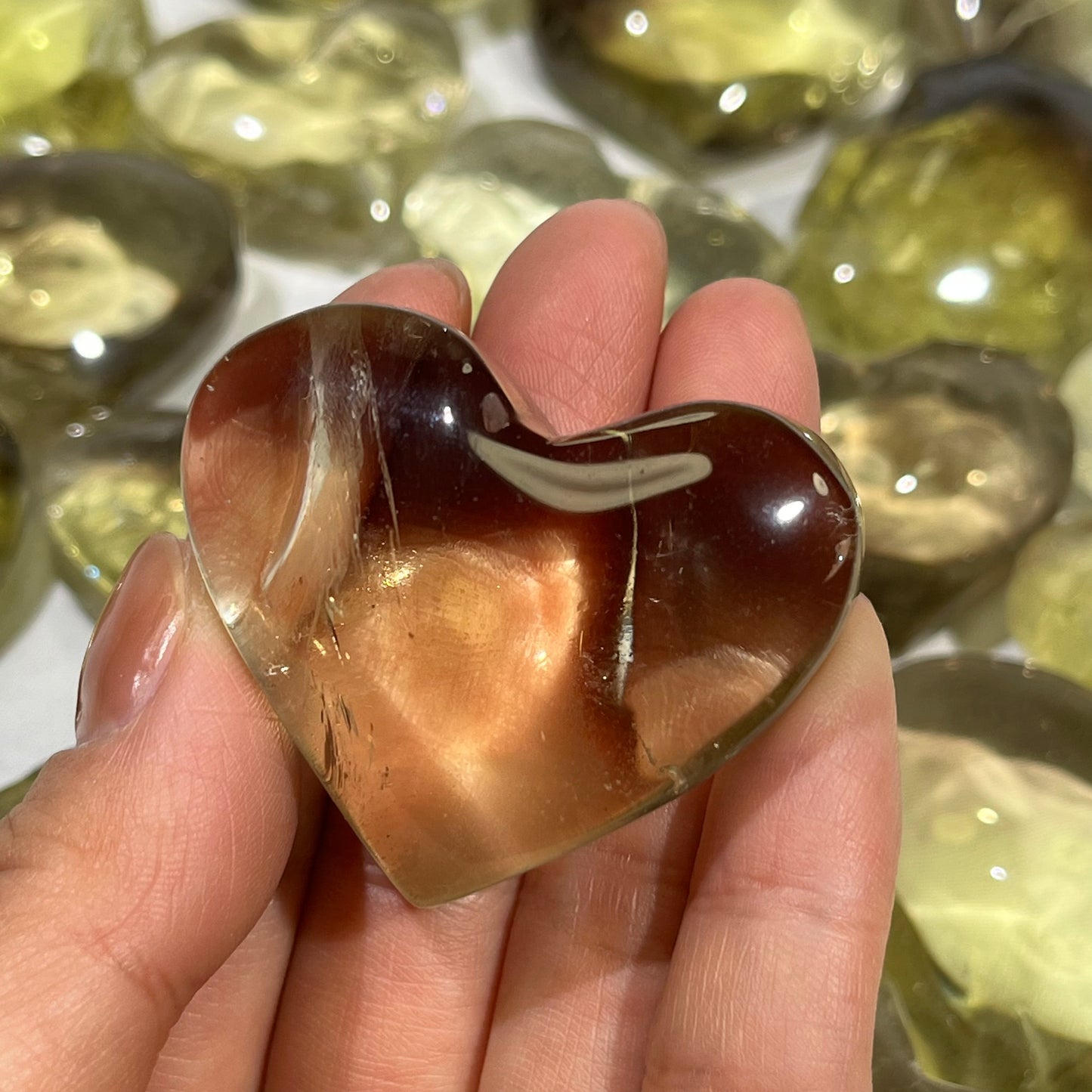 Citrine Heart Wholesale Crystal