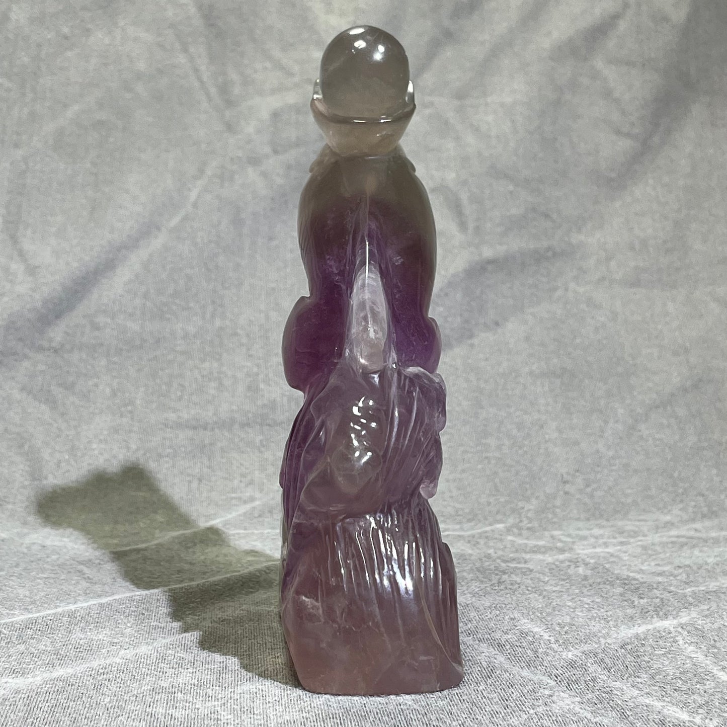 Fluorite Shark Carving