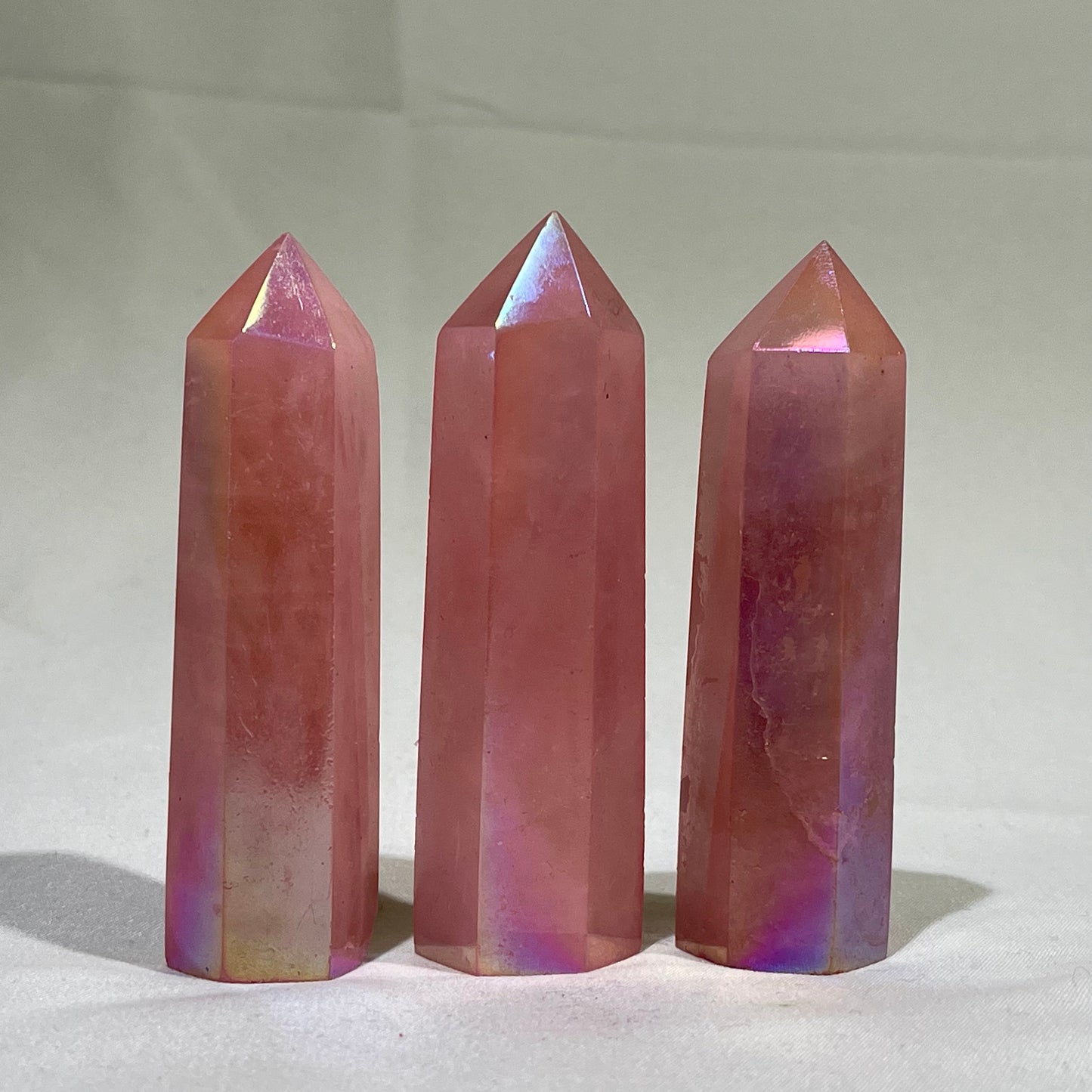 Aura Rose Quartz Tower Wholesale Point