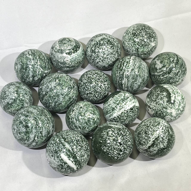 2.7-2.8' Qing Hai Jade Sphere