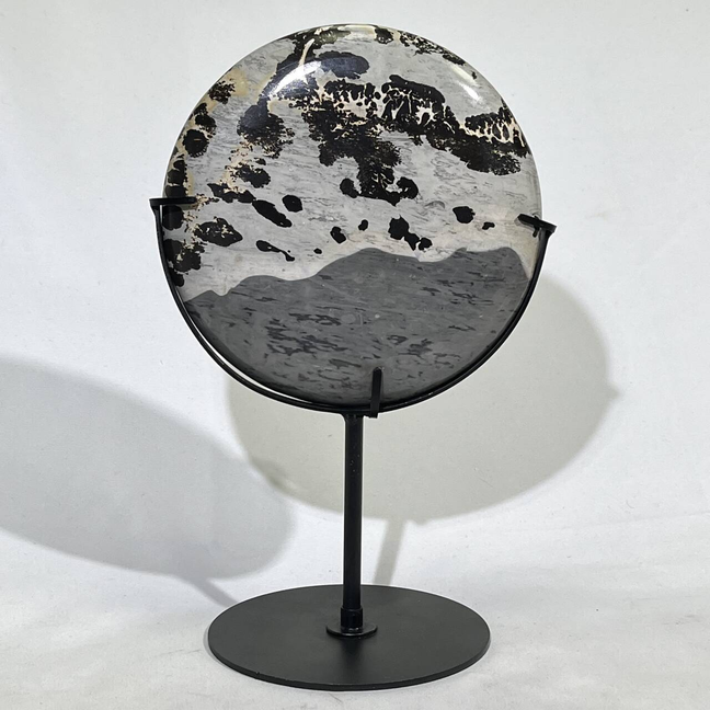 Picture Jasper Ornament with Stand