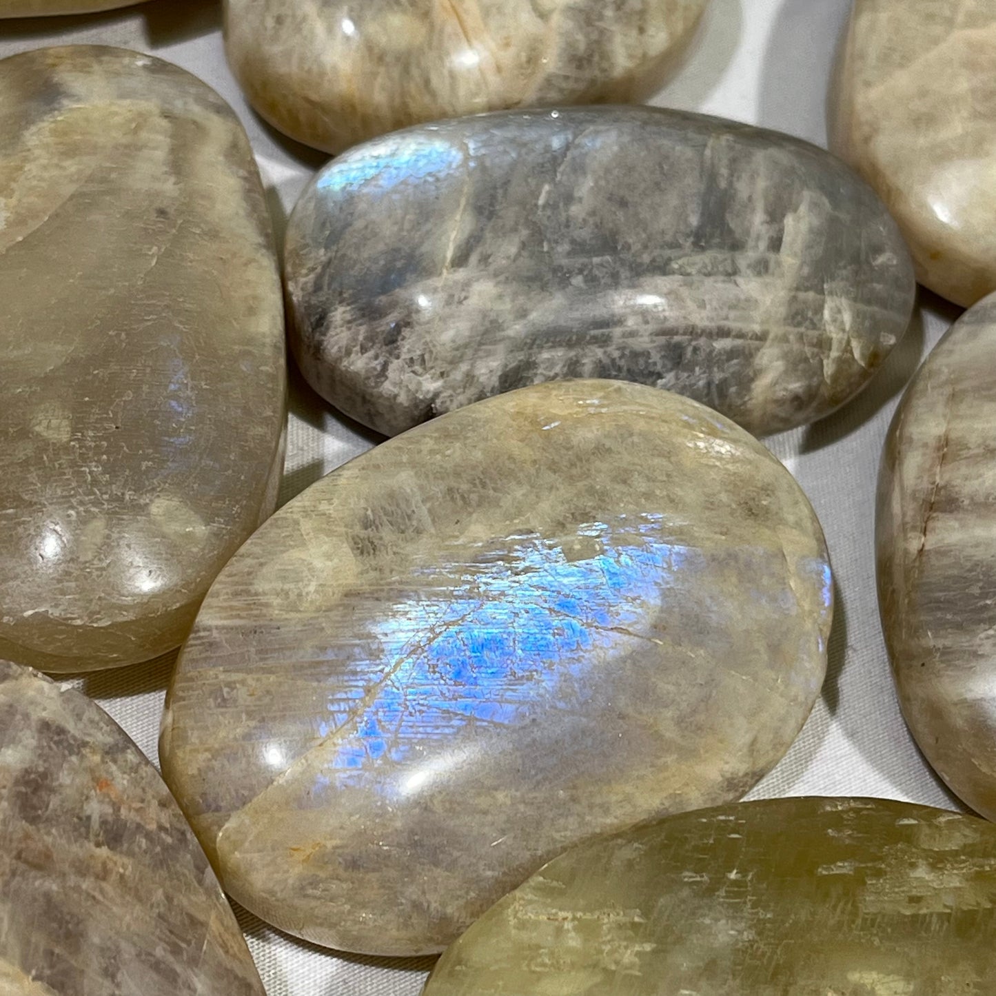 Peach Moonstone Palmstone Wholesale Crystal