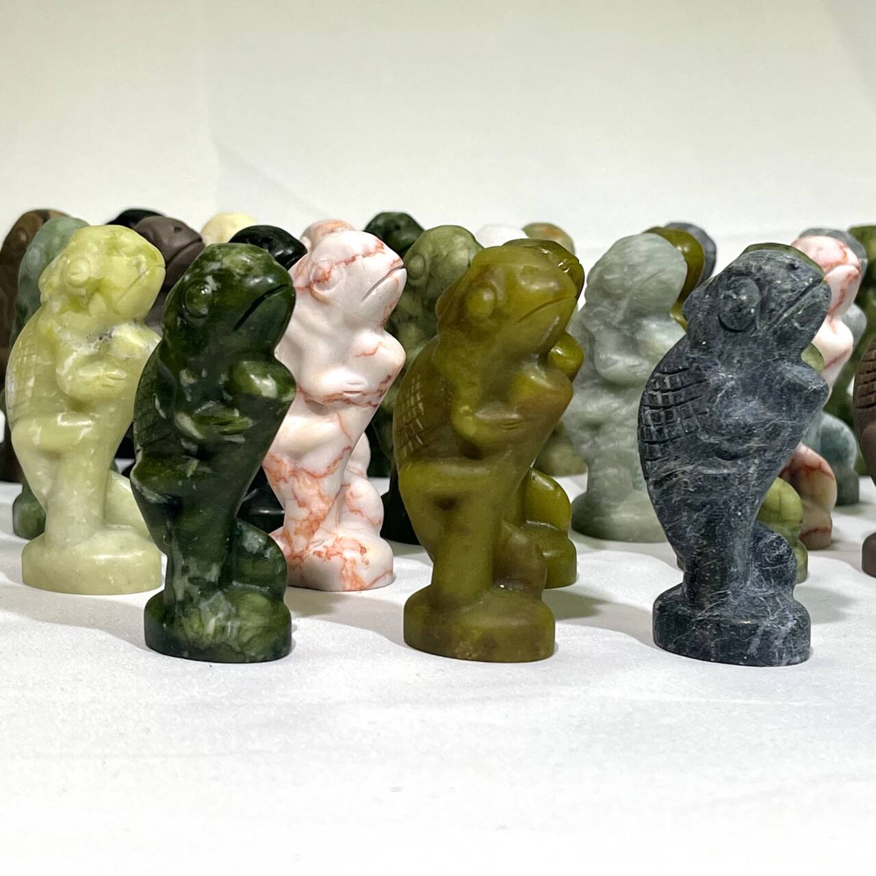 12 Types Lizard Carving,Crystal Wholesale