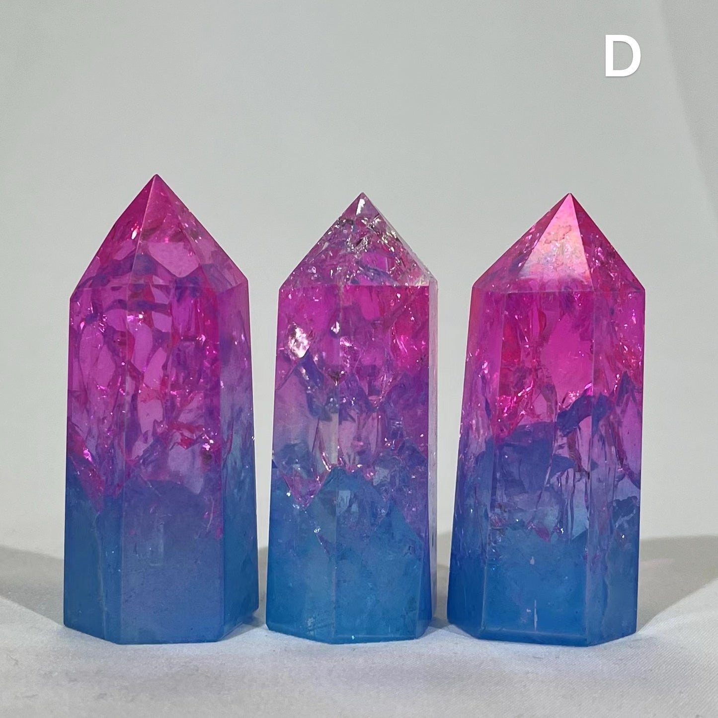 Aura Clear Quartz Points
