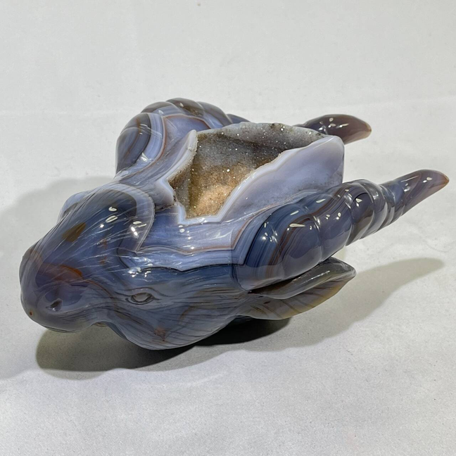 Druzy Agate Hulu,Sea Turtle,Sheep Head,Lizard Carving