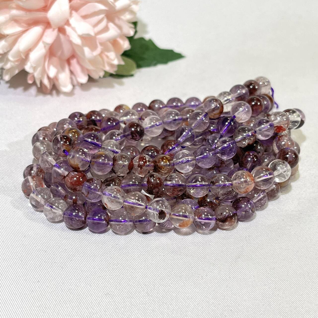 7.2mm Purple Phantom Necklace,Bracelet,Bead