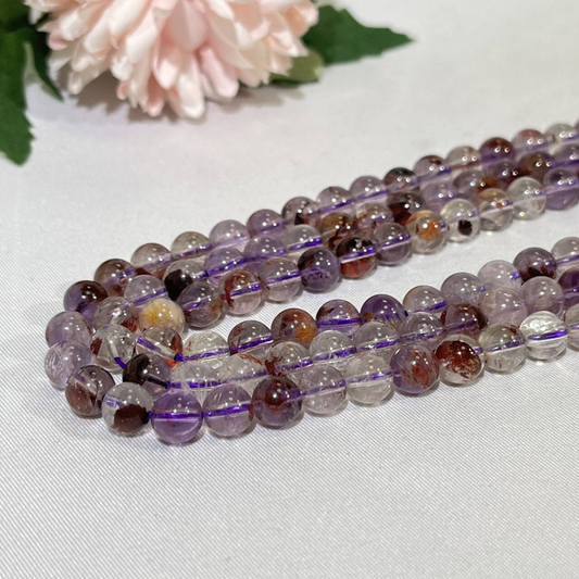 7.2mm Purple Phantom Necklace,Bracelet,Bead
