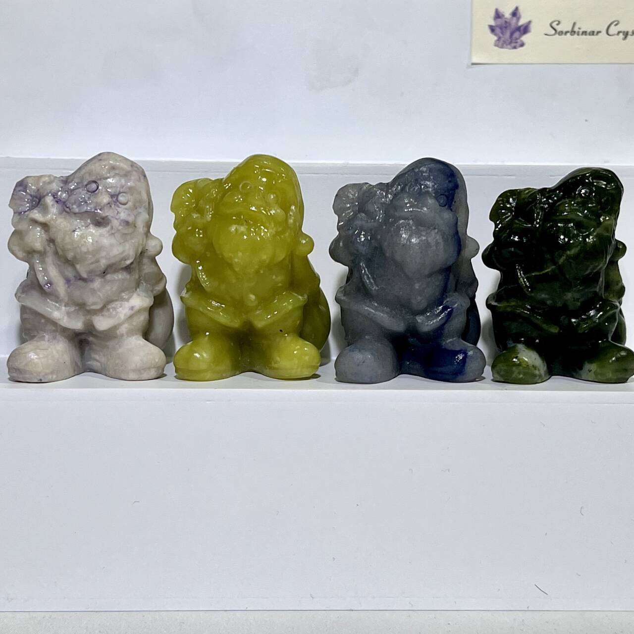 4 Types Santa Claus Carving Christmas Wholesale Crystal