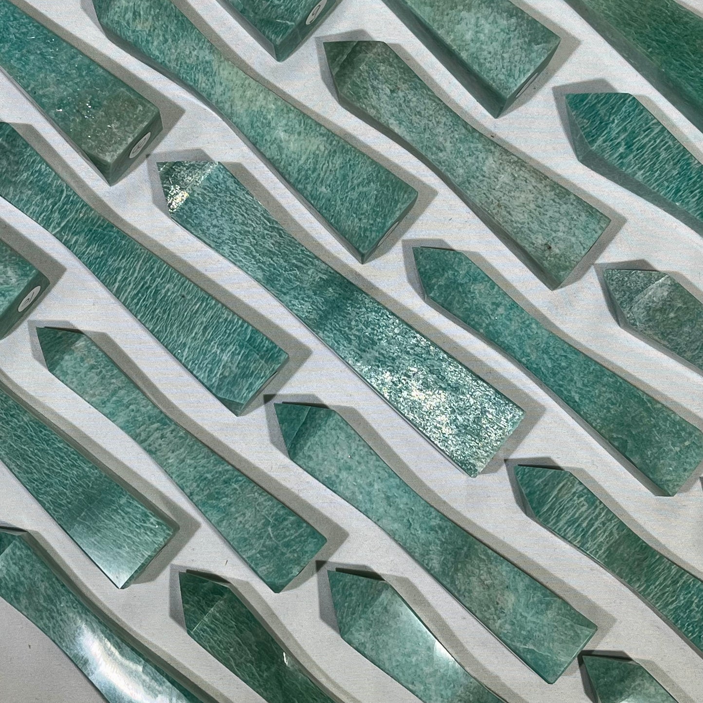 Amazonite Tower Crystal Wholesale Point