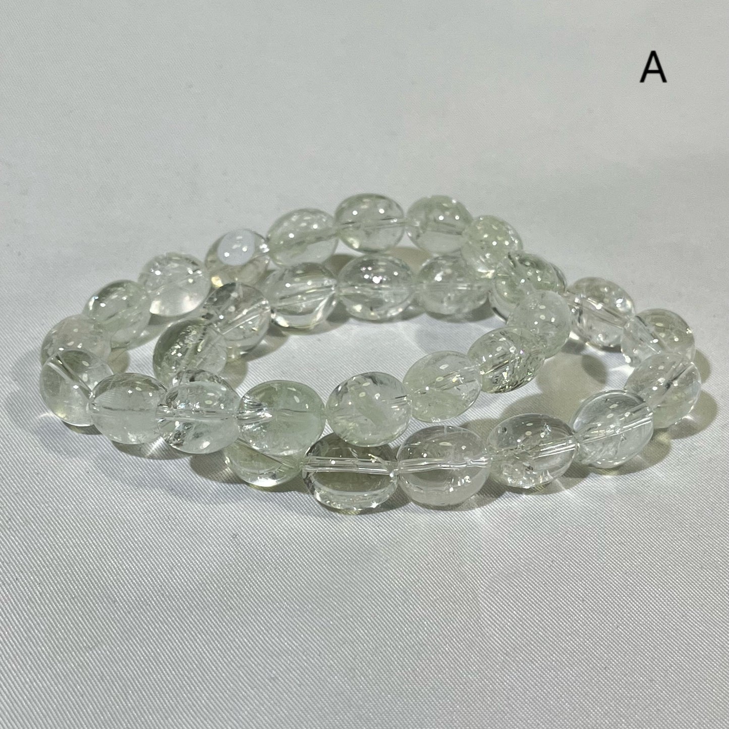 2-4mm Prasiolite Bracelet,Green Quartz