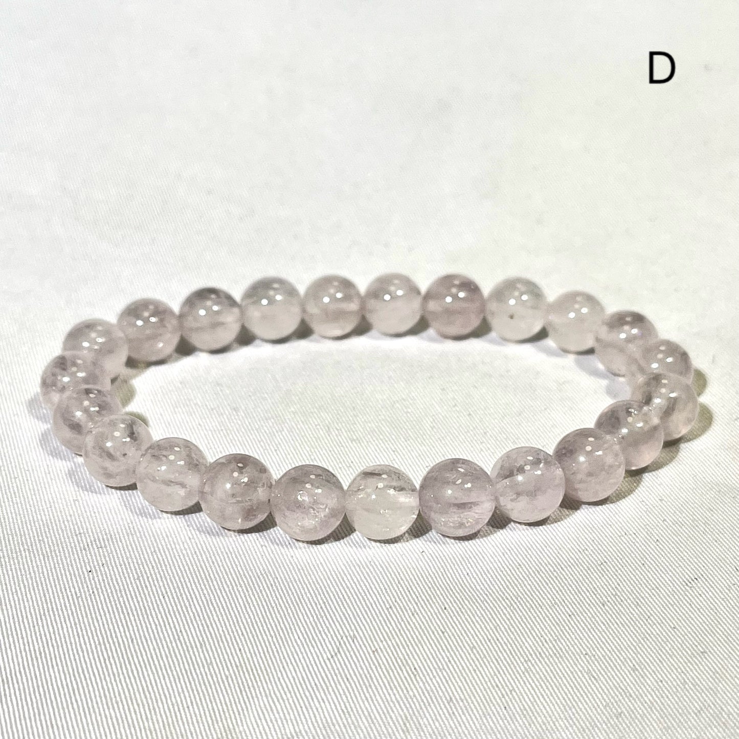 8-12mm Differnet Style Clear Quartz Bracelet