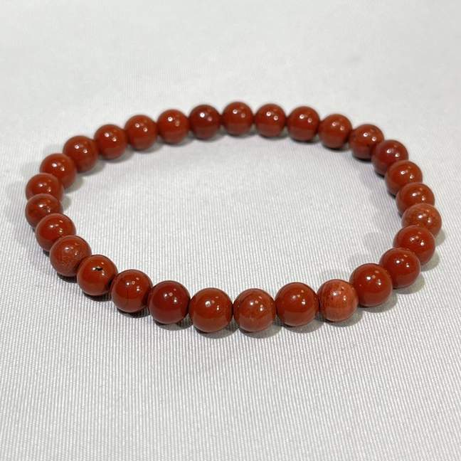 6.5mm Red Jasper Bracelet Wholesale