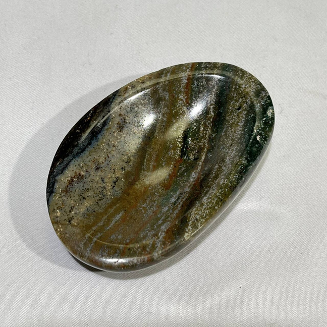 Ocean Jasper Differnet Style Heart and Oval Bowl