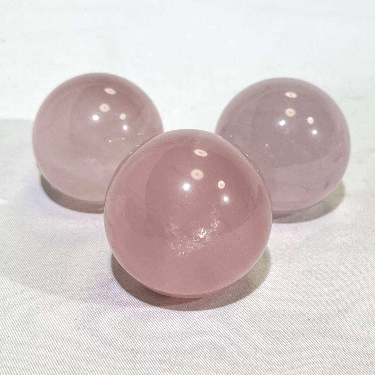 1.3-1.5' Lavender Rose Quartz Sphere