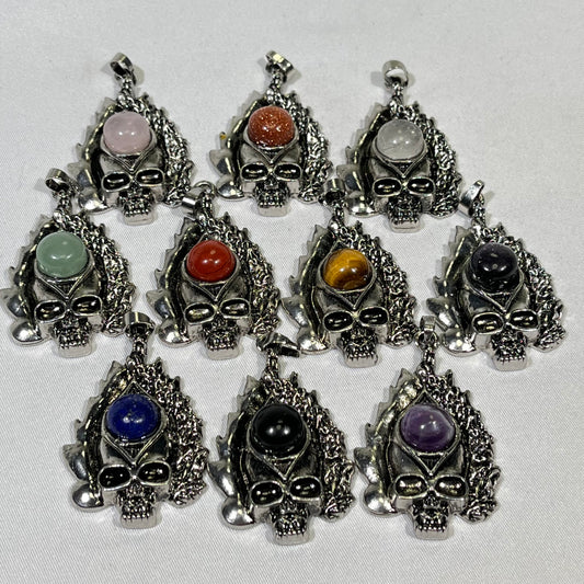 10 Types 2.1' Skull Pendant
