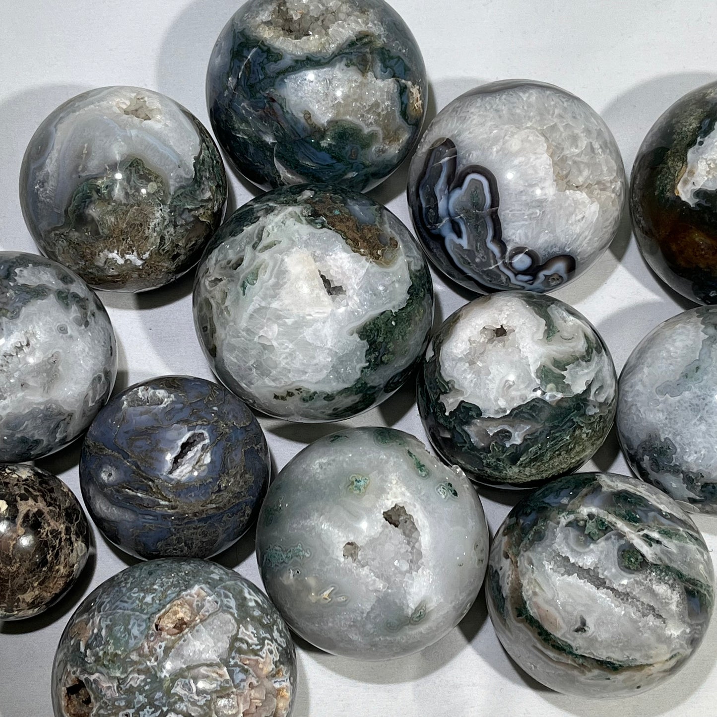 Moss Agate Sphere Wholesale Sphere