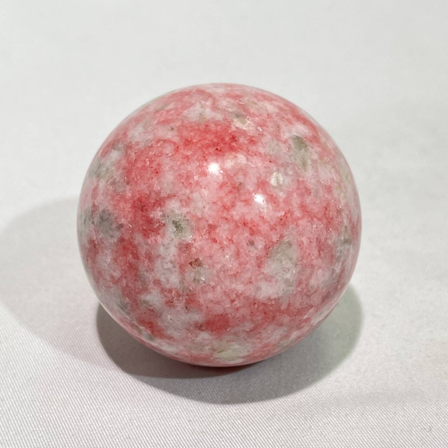 Green and Pink Touramline Sphere