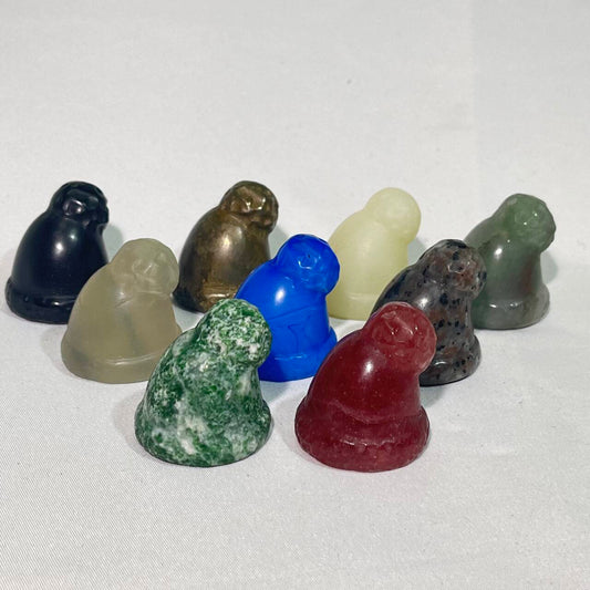 8 Types 1.3' Santa Hat Carving Christmas Wholesale Crystal