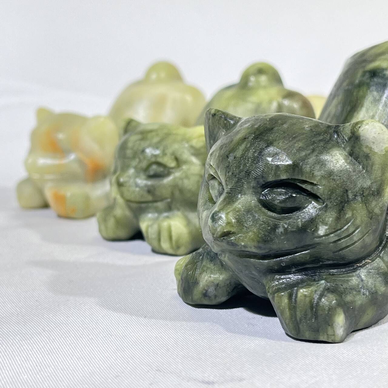 Jade Cat Carving