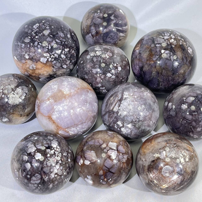 2.6-3.1' Lepidolite Sphere