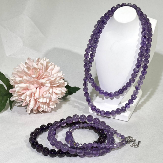 Amethyst Bracelet,Necklace,Bead