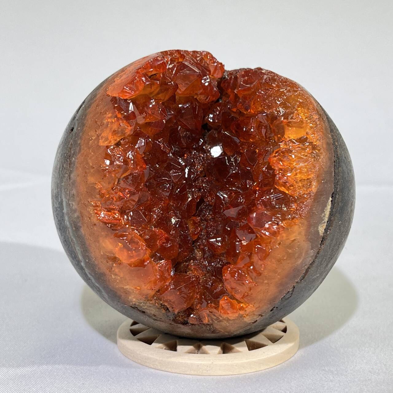 Colored Yellow Druzy Quartz Sphere Wholesale Sphere