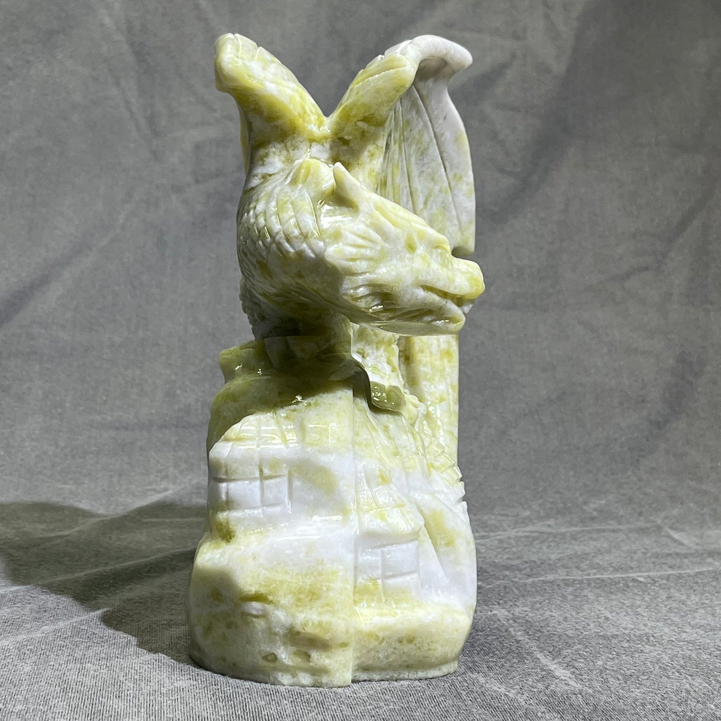 Jade Fly Dragon Carving