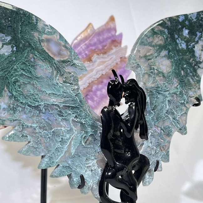4 Types Butterfly Wing &Devil and Angel &Bat Wing&Angel Wing with Stand