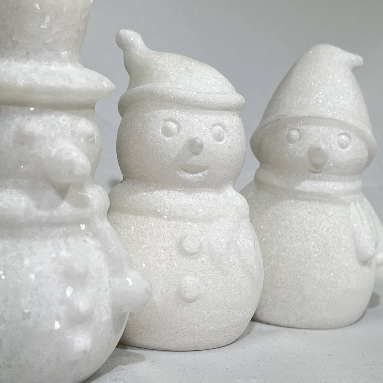 3-4‘ Han Bai Jade Snowman Carving