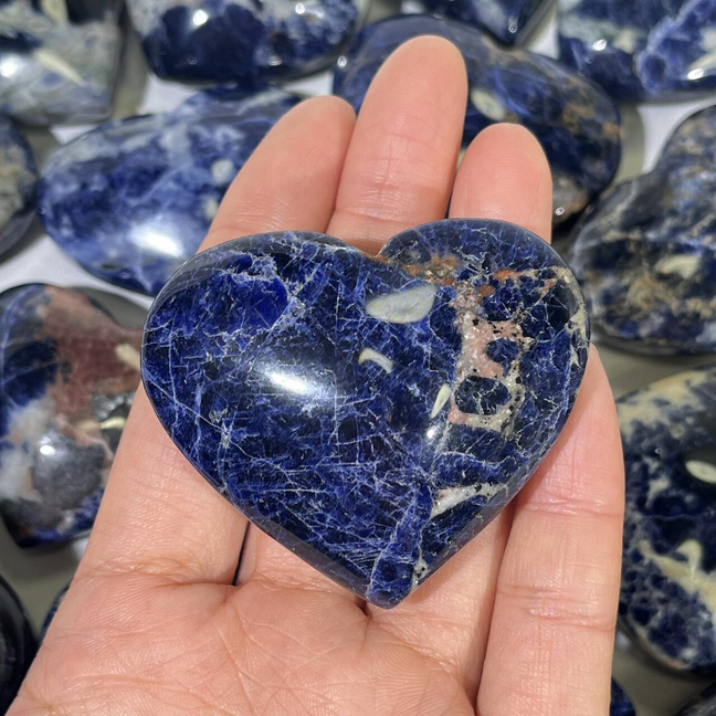 Sodalite Heart Wholesale Crystals