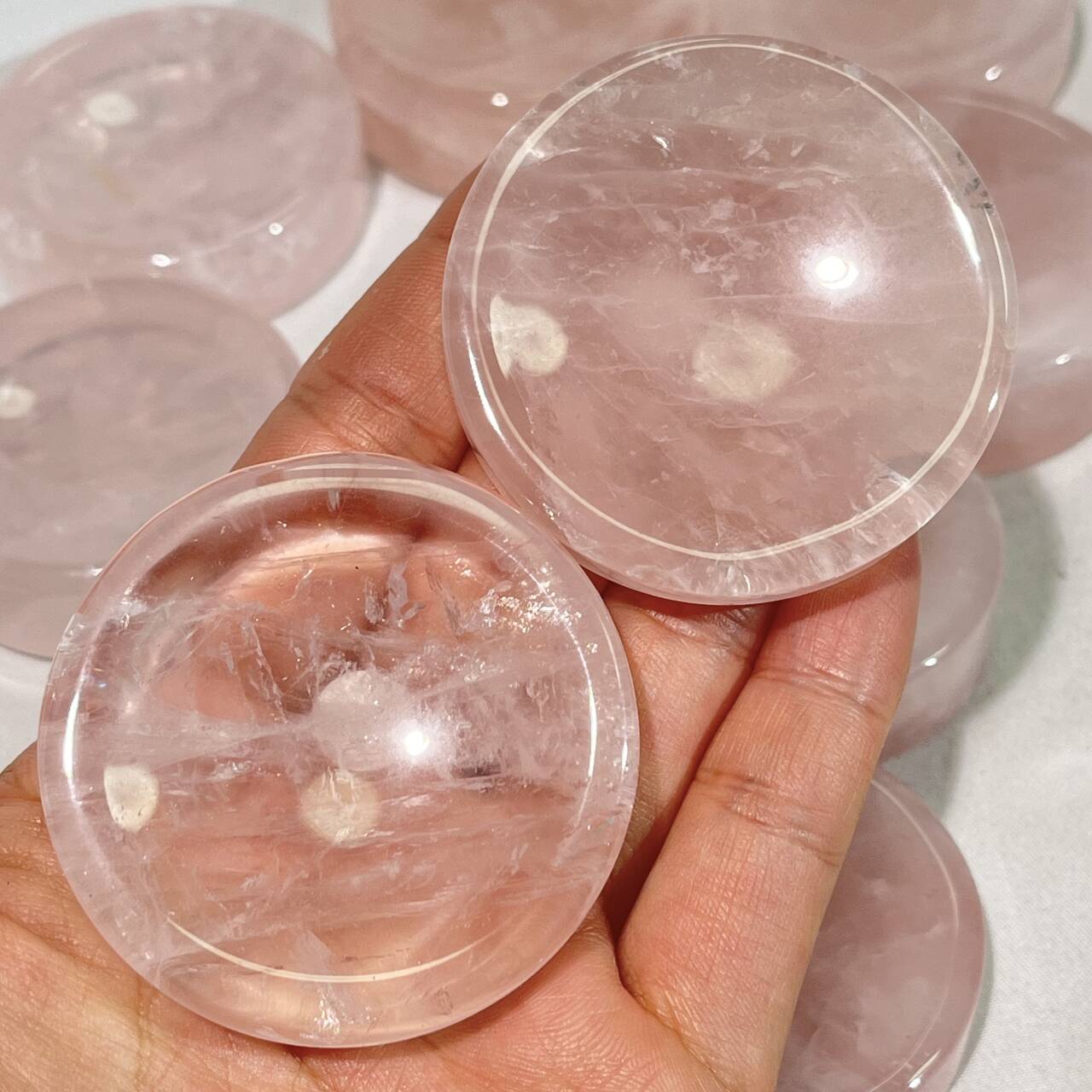 Rose Quartz Round Bowl