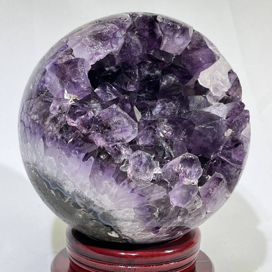4.6 KG Druzy Amethyst Agate Sphere