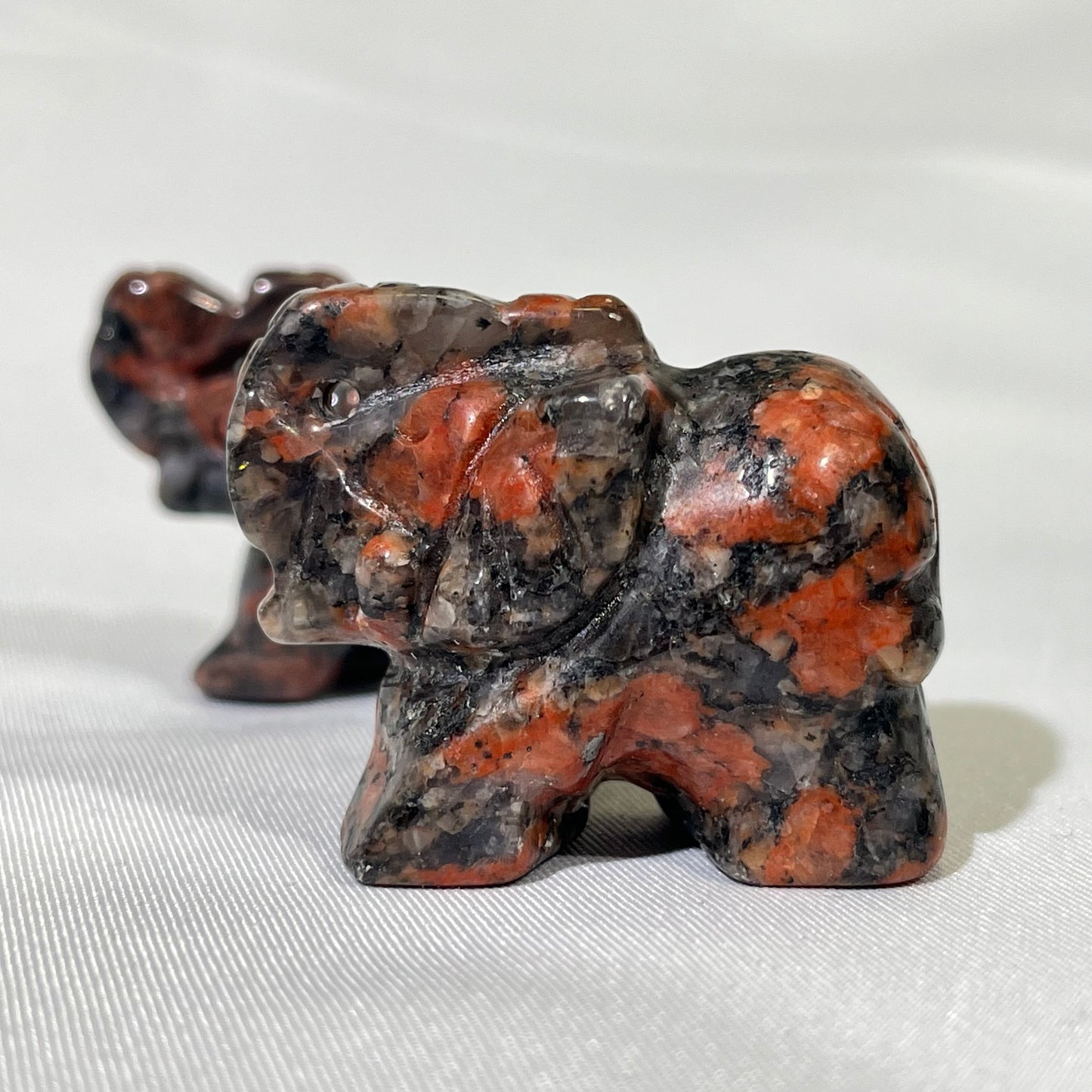 8 Types 1.5' Elephant Crystal Carving Wholesale
