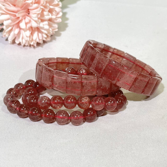 Pink Strawberry Bracelet