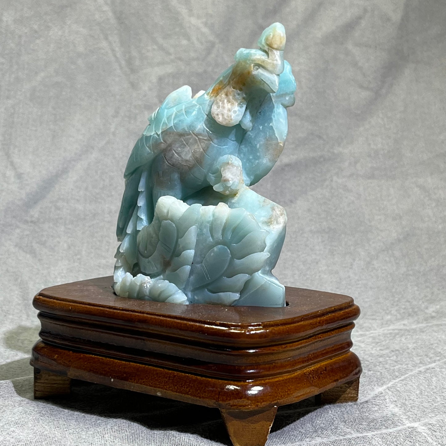 Caribbean Calcite Phoenix Carving
