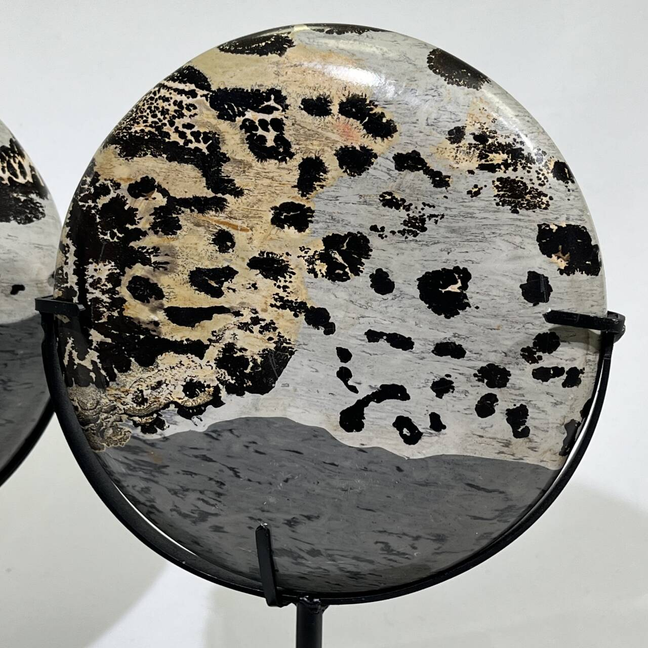 Picture Jasper Ornament with Stand